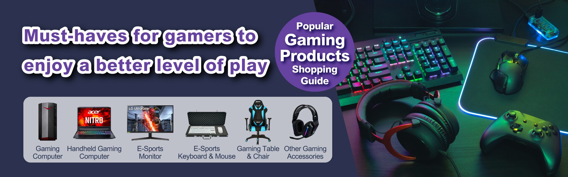 2023 Popular Gaming PC/Laptop/Accessories Shopping Guide