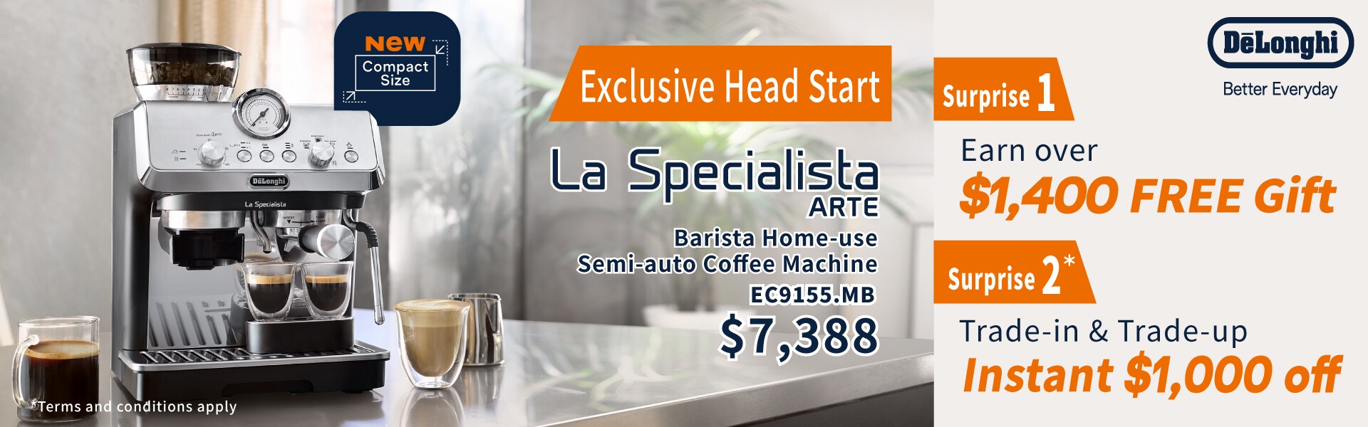 De'Longhi Coffee Machine Trade-in Offer 