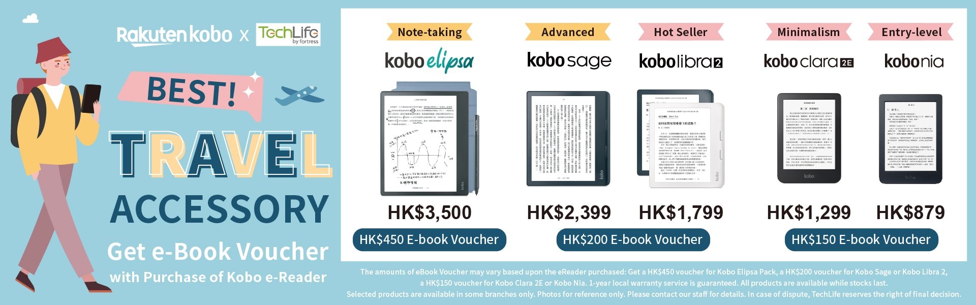 Get eBook Voucher with Purchase of Kobo eReader FORTRESS